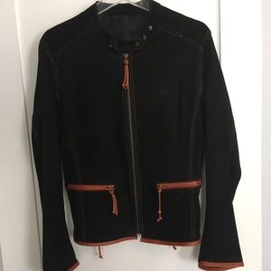 Italian Black Suede Jacket